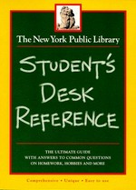 The New York Public Library student's desk reference.