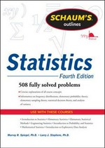Schaum's outline of statistics / Murray R. Spiegel, Larry J. Stephens.