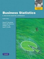 Business statistics : A decision-making approach / David F. Groebner ... [et al.].
