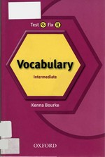Vocabulary : intermediate / Kenna Bourke.