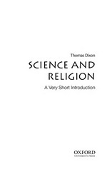 Science and religion : a very short introduction / Thomas Dixon.