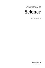 A dictionary of science / [editors, John Daintith and Elizabeth Martin].