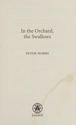In the orchard, the swallows / Peter Hobbs.