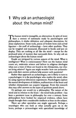 The prehistory of the mind : a search for the origins of art, religion and science / Steven Mithen.