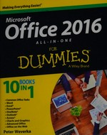 Office 2016 all-in-one for dummies / by Peter Weverka.