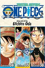 One piece. story and art by Eiichiro Oda. Volumes 34-35-36, Water Seven /