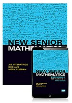 New senior mathematics extension 1 for years 11 & 12 / J. B. Fitzpatrick, Bob Aus.