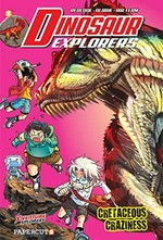 Dinosaur explorers. Slaium & Albbie, writers ; Air Team, art ; Balicat & Mvctar Avrelivs, translation ; interior color, Eva, Max, Fun, Seng Hui. #7, Cretaceous craziness /