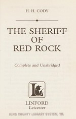 The sheriff of Red Rock / H.H Cody.