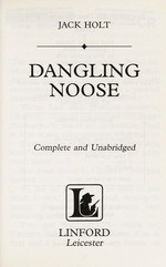 Dangling Noose : [western] / Jack Holt.