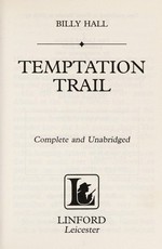 Temptation Trail : [western] / Billy Hall.