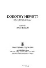 Dorothy Hewett : selected critical essays / edited by Bruce Bennett
