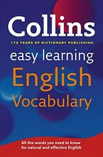 Collins easy learning English vocabulary.