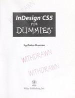 Indesign CS5 for dummies / by Galen Gruman.