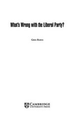 What's wrong with the Liberal Party? / Greg Barns.