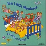 Ten little monkeys : jumping on the bed / illustrated by Tina Freeman.