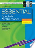Essential specialist mathematics / Michael Evans ... [et al.].