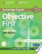Objective first : student's book with answers / Annette Capel, Wendy Sharp.