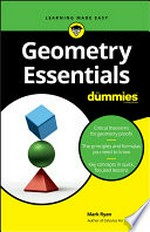 Geometry essentials for dummies / by Mark Ryan.