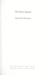 The bone season / Samantha Shannon.